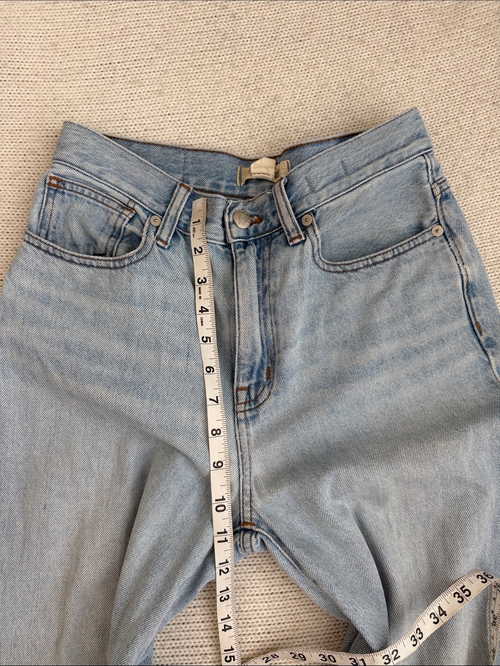 Madewell Super Wide Leg Jeans Size 25 - Picture 6 of 8